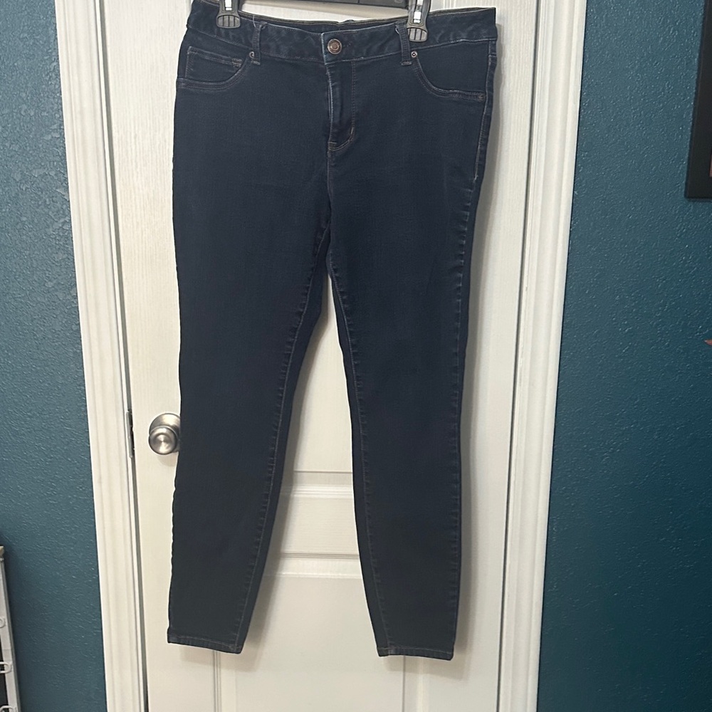 ☑️Maurices Dark Indigo Skinny Jeans